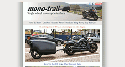 Desktop Screenshot of mono-trail.co.uk